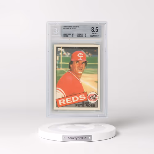 1985 Topps Tiffany #600 Pete Rose (BGS 8.5 NM-MT+)