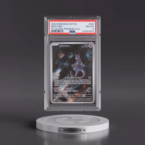 2023 Pokémon Svp EN-SV Black Star Promo #052 Mewtwo - 151 Ultra-Premium Collection (PSA 8 NM-MT)