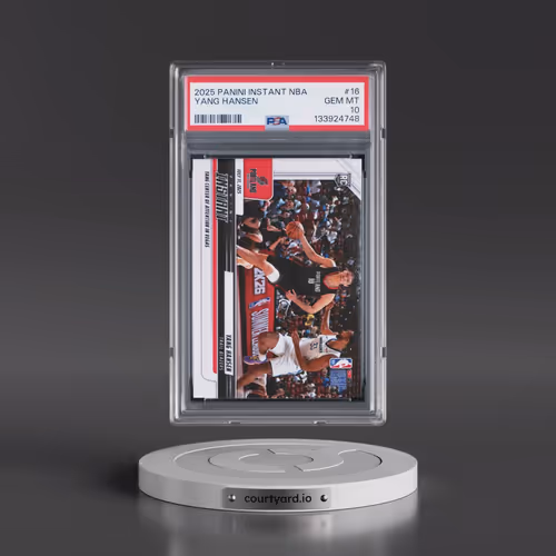 2025 Panini Instant NBA #16 Yang Hansen (PSA 10 GEM MINT)