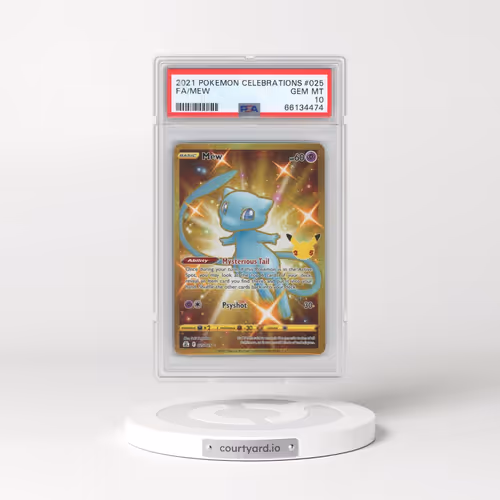 2021 Pokémon Celebrations #025 Mew - Full Art (PSA 10 GEM MINT)