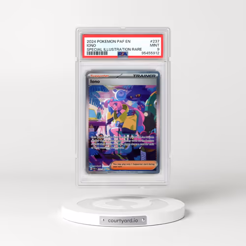 2024 Pokémon Paf EN-Paldean Fates #237 Iono - Special Illustration Rare (PSA 9 MINT)