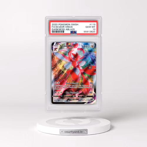 2020 Pokémon Sword & Shield Darkness Ablaze #119 Scizor Vmax - Full Art (PSA 10 GEM MINT)