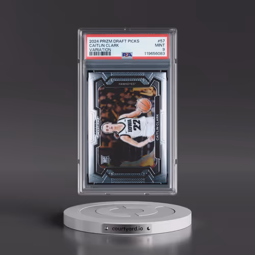 2024 Panini Prizm Draft Picks #57 Caitlin Clark - Variation (PSA 9 MINT)