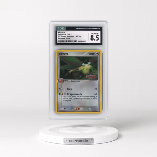 2007 EX Power Keepers #40/108 Vibrava - Reverse Holo (CGC 8.5 NM-MT+)