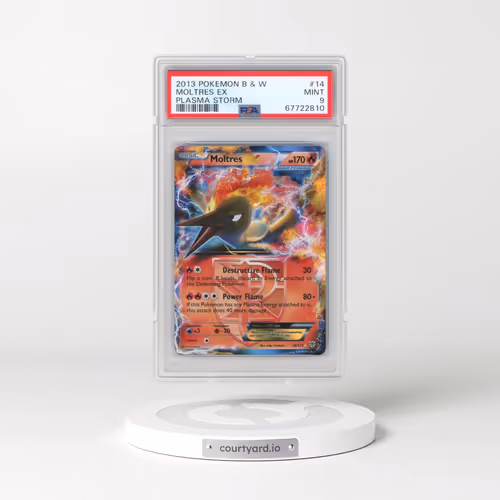 2013 Pokémon Black & White Plasma Storm #14 Moltres EX - Holo (PSA 9 MINT)