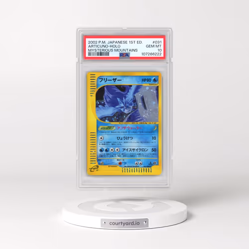 2002 Pokémon Mysterious Mountains #031 Articuno - 1st Edition Holo (PSA 10 GEM MINT)