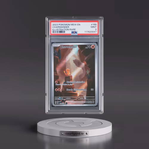 2023 Pokémon Mew EN-151 #168 Charmander - Illustration Rare (PSA 9 MINT)