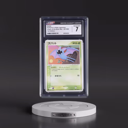 2004 Clash of the Blue Sky #001/082 Zubat - 1st Edition (CGC 7 NM)