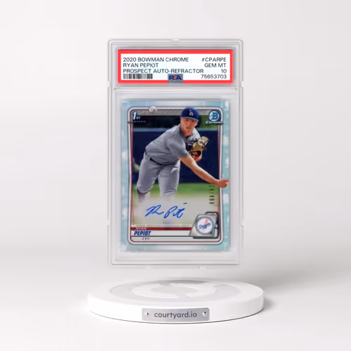 2020 Bowman Chrome Prospect Autographs #CPARPE Ryan Pepiot - Refractor (PSA 10 GEM MINT)