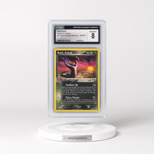 2004 EX Team Rocket Returns #29/109 Dark Arbok (CGC 8 NM-MT)