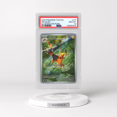 2024 Pokémon Twm EN-Twilight Masquerade #177 Heliolisk - Illustration Rare (PSA 10 GEM MINT)