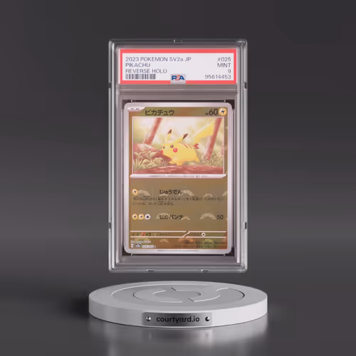2023 Pokémon Sv2a-Pokemon 151 #025 Pikachu - Reverse Holo (PSA 9 MINT)
