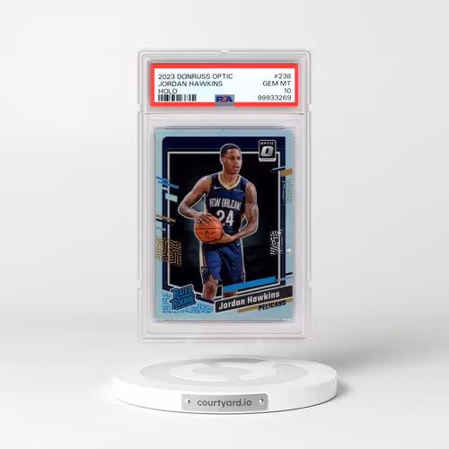 2023 Panini Donruss Optic #238 Jordan Hawkins - Holo (PSA 10 GEM MINT)
