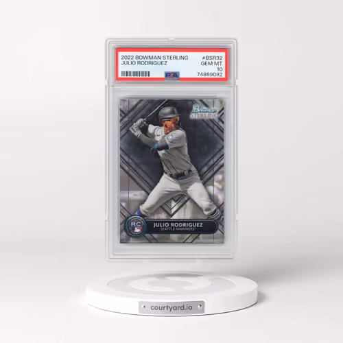 2022 Bowman Sterling #BSR32 Julio Rodriguez (PSA 10 GEM MINT)