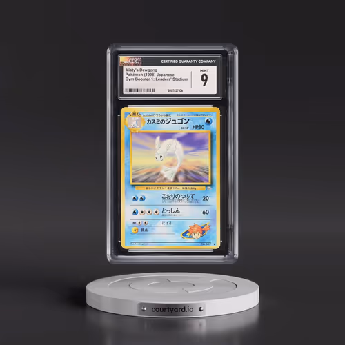 1998 Gym Booster 1: Leaders' Stadium Misty's Dewgong (CGC 9 MINT)
