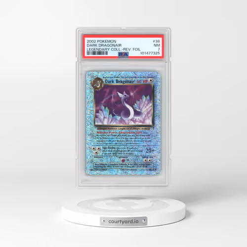 2002 Pokémon Legendary Collection #38 Dark Dragonair - Reverse Foil (PSA 7 NM)