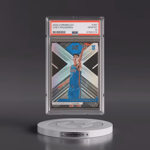 2022 Panini Chronicles #287 Chet Holmgren (PSA 10 GEM MINT)