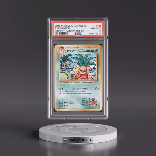 2016 Pokémon Expansion 20th Anniversary #101 Exeggutor - 1st Edition (PSA 10 GEM MINT)