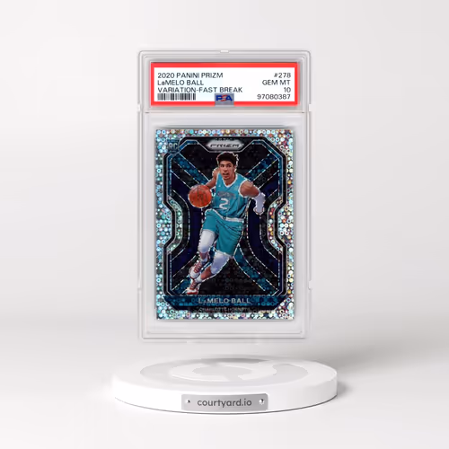 2020 Panini Prizm #278 LaMelo Ball - Variation-Fast Break (PSA 10 GEM MINT)