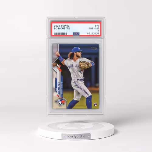 2020 Topps #78 Bo Bichette (PSA 8 NM-MT)