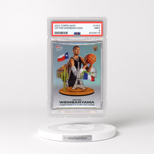 2023 Topps Now #VW4 Victor Wembanyama (PSA 9 MINT)