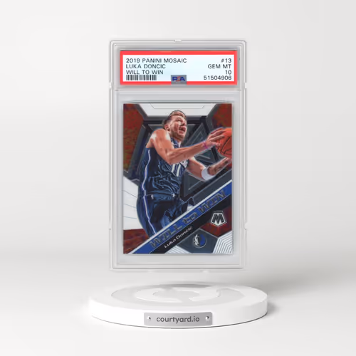 2019 Panini Mosaic Will to Win #13 Luka Doncic (PSA 10 GEM MINT)