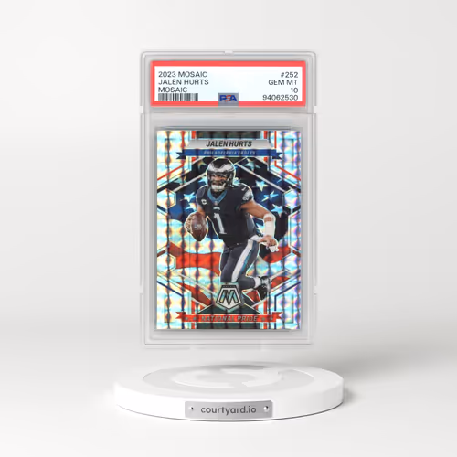 2023 Panini Mosaic #252 Jalen Hurts - Mosaic (PSA 10 GEM MINT)