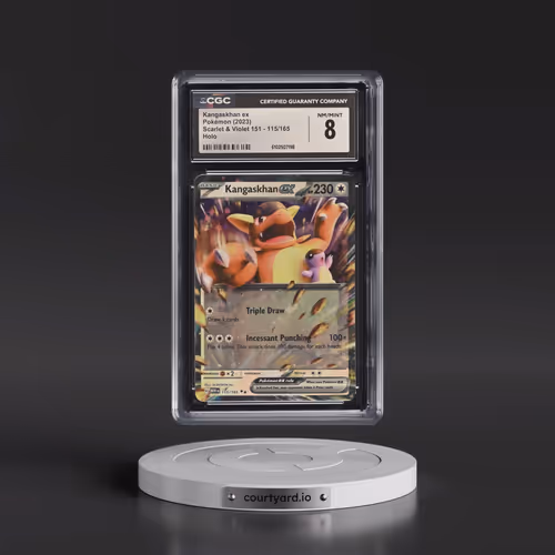 2023 Scarlet & Violet 151 - MEW EN #115/165 Kangaskhan ex (CGC 8 NM-MT)