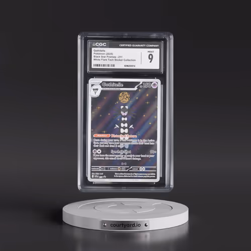 2025 Pokémon Svp EN-SV Black Star Promo #211 Gothitelle - White Flare Tech Sticker Collection (CGC 9