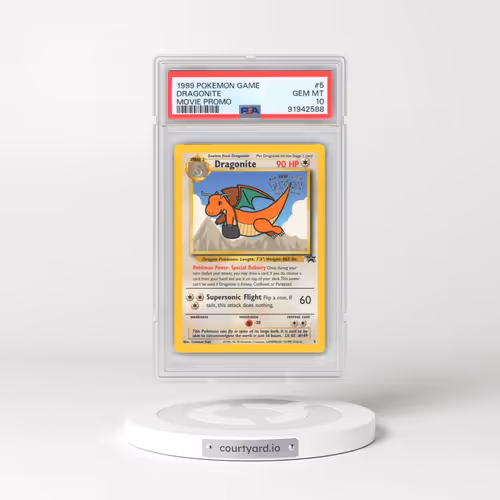 1999 Pokémon Game Movie #5 Dragonite - Movie Promo (PSA 10 GEM MINT)