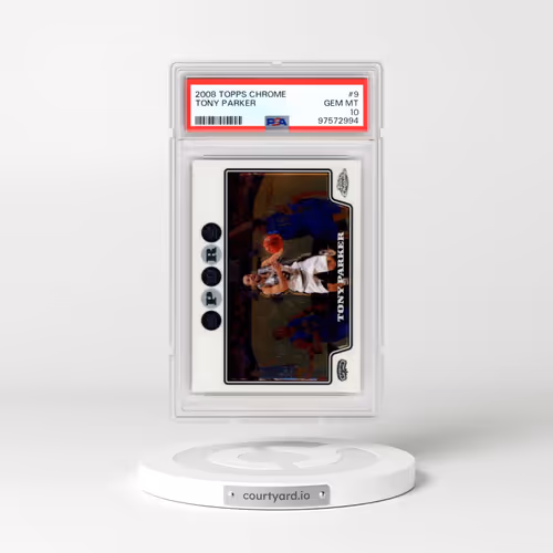 2008 Topps Chrome #9 Tony Parker (PSA 10 GEM MINT)