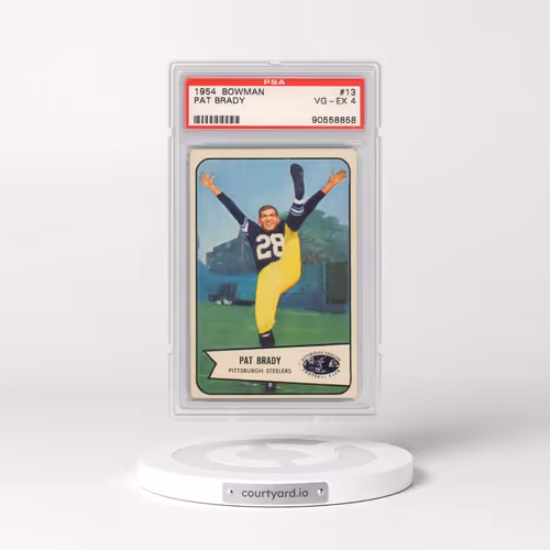 1954 Bowman #13 Pat Brady (PSA 4 VG-EX)