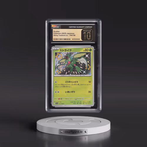 2023 Shiny Treasure ex #194/190 Scyther - Shiny Rare Holo (CGC 10 PRISTINE)