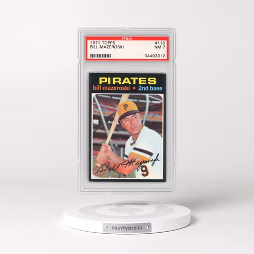 1971 Topps #110 Bill Mazeroski (PSA 7 NM)