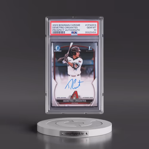 2023 Bowman Chrome Prospect Autographs #CPADCS Demetrio Crisantes (PSA 10 GEM MINT)