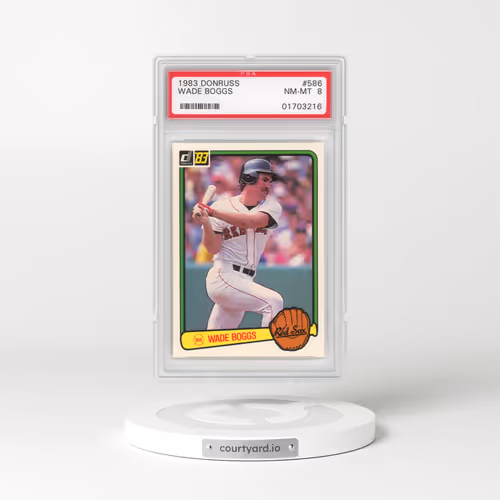 1983 Donruss #586 Wade Boggs (PSA 8 NM-MT)
