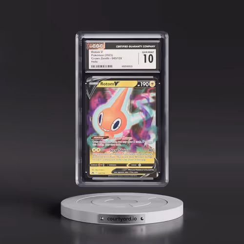 2023 Crown Zenith #045/159 Rotom V - Holo (CGC 10 GEM MINT)