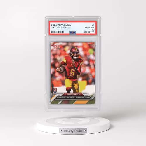 2024 Topps Now #6 Jayden Daniels (PSA 10 GEM MINT)