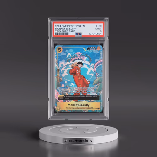 2024 One Piece Two Legends #109 Monkey D. Luffy - Treasure Rare (PSA 9 MINT)