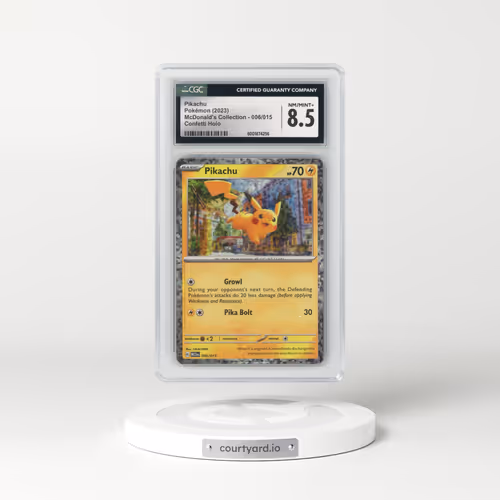 2023 Pokémon M23 EN-Mcdonald's Collection #006 Pikachu (CGC 8.5 NM-MT+)