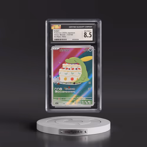 2024 Pokémon SV7-Stellar Miracle #112 Gulpin - Art Rare (CGC 8.5 NM-MT+)