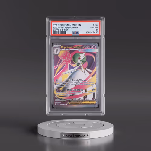 2025 Pokémon Meg EN-Mega Evolution #159 Mega Gardevoir EX - Holo Ultra Rare (PSA 10 GEM MINT)