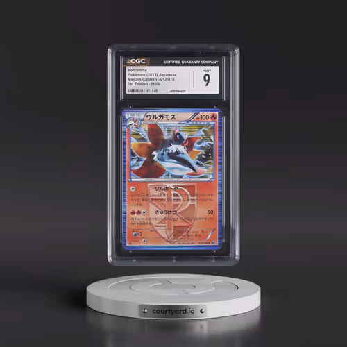 2013 Megalo Cannon #012/076 Volcarona - 1st Edition Holo (CGC 9 MINT)