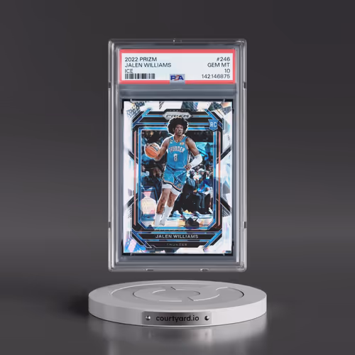 2022 Panini Prizm #246 Jalen Williams - Ice (PSA 10 GEM MINT)
