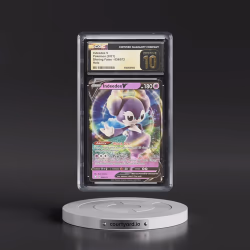 2021 Shining Fates #039/072 Indeedee V - Holo (CGC 10 PRISTINE)