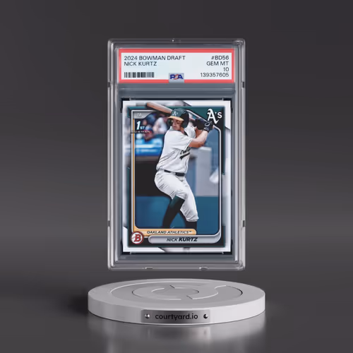 2024 Bowman Draft #BD56 Nick Kurtz (PSA 10 GEM MINT)