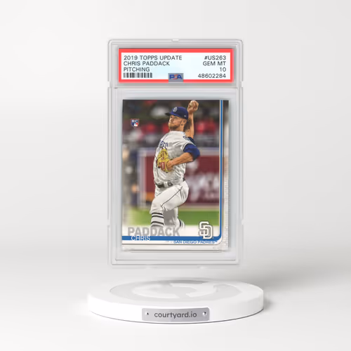 2019 Topps Update #US263 Chris Paddack - Pitching (PSA 10 GEM MINT)