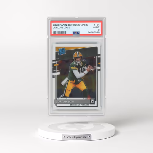 2020 Panini Donruss Optic #154 Jordan Love (PSA 9 MINT)