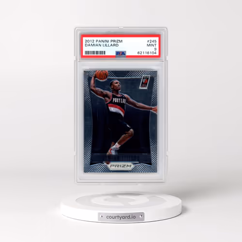2012 Panini Prizm #245 Damian Lillard (PSA 9 MINT)