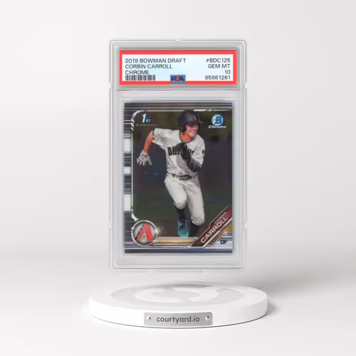 2019 Bowman Draft #BDC125 Corbin Carroll - Chrome (PSA 10 GEM MINT)